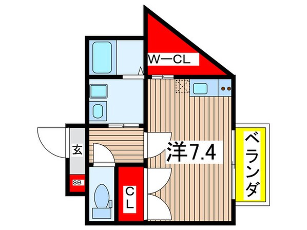 チェリーブロッサム嵯峨野の物件間取画像